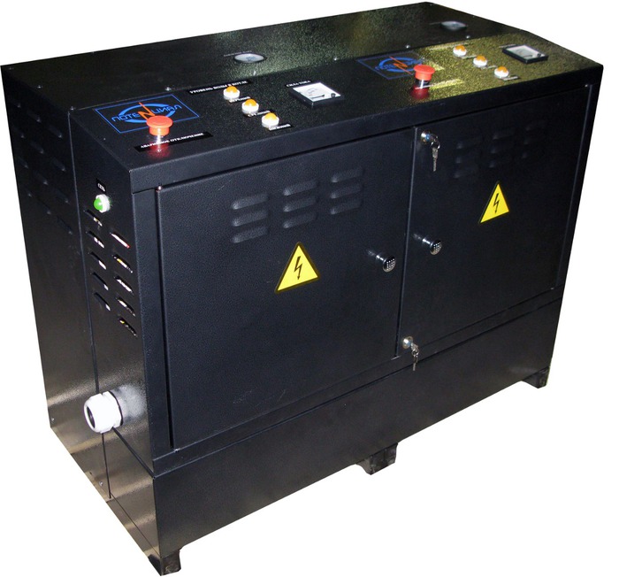 Парогенератор электрический электродный с плавной регулировкой мощности ПОТЕНЦИАЛ ПЭЭ-400Р котел из черного металла, рабочее давление 0,55МПа Парогенераторы